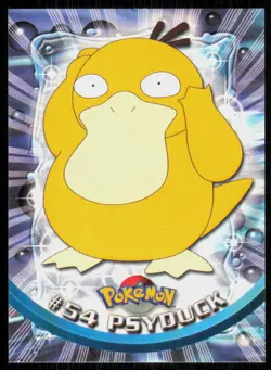 1999 Topps Pokemon TV Animation Series 1 Psyduck Green Logo #54 - Image 1
