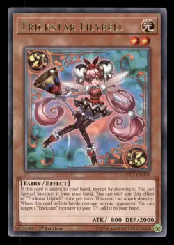 Yugioh Trickstar Lilybell #COTD-EN006 Code of the Duelist LP - Image 1