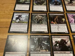Black MTG Cards Lot *Heavily Played Bulk* - Image 4