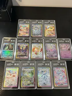 Pokemon Terastal Festival Eeveelutions SARs & MB Rev Holos - TAG 10 - 12 Cards - Image 1