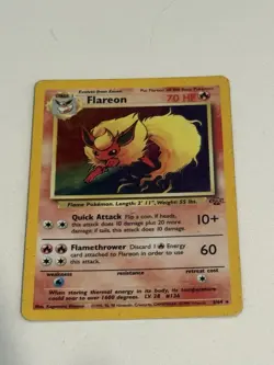 Flareon Holo Base Set 12/102 - Pokemon Card - Excellent /Lightly Played-Ungraded - Image 1