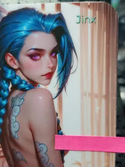1/1 Only 1 Made Jinx Booty 2 NSFW Arcane Legends Lonestar Customs Waifu Card - Image 3
