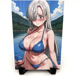 The Seven Deadly Sins Elizabeth Liones Sexy Anime Waifu Goddess Story Art Card - Image 1