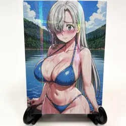 The Seven Deadly Sins Elizabeth Liones Sexy Anime Waifu Goddess Story Art Card - Image 2