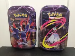 New Factory Sealed Pokemon TCG Mega Evolution 2x Mini Tin Trading Card - Image 1