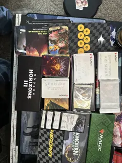 *EMPTY 7x MTG Bundle BOXES + 120+ ART CARDS LOT* Magic Duskmourn Modern + EXTRAS - Image 1