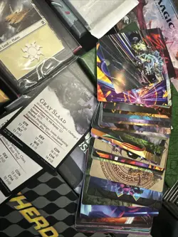 *EMPTY 7x MTG Bundle BOXES + 120+ ART CARDS LOT* Magic Duskmourn Modern + EXTRAS - Image 2