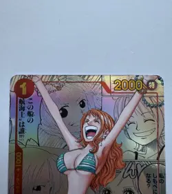 NAMI MANGA ALT ART OP01-016 R THE BEST PRB-01 COMIC PARALLEL ONE PIECE CARD 2024 - Image 4
