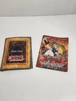 Yu Gi Oh TCG Official Rule Book Version 4.0, Paper Deck Field Card Zone Playmat - Image 2