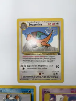 Pokemon Cards Black Star Promo Lot Of 3 Cards Dragonite Mew Marill HP - Image 2