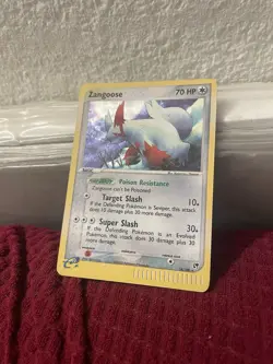 Pokemon TCG Card English ex Sandstorm Zangoose 14/100 Holo Rare - Image 1