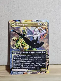 Gwen Stacy (0202) (Borderless) Marvel's Spider-Man Magic The Gathering - Image 2