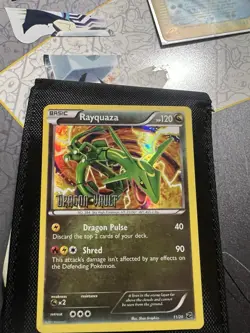 Pokemon TCG Rayquaza Dragon Vault 11/20 Holo Rare stamped - Image 1