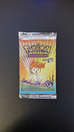 Pokemon TCG WOTC Gym Hero’s Booster Pack Misty Artwork Sealed* - Image 2