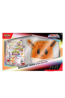 POKEMON TCG PRISMATIC EVOLUTIONS Accessory Pouch Special Collection Box Sealed - Image 2