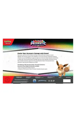 POKEMON TCG PRISMATIC EVOLUTIONS Accessory Pouch Special Collection Box Sealed - Image 3