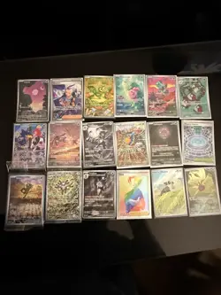 Pokemon Full Art Lot Of 18 Black Bolt, Mega Evolutions, 151, Destined Rival - Image 1