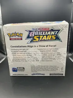 Pokemon Brilliant Stars Booster Box TCG SWSH - Sealed With Acrylic Case - Image 4
