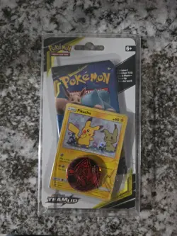 Pokemon Sun & Moon Team Up Blister Pack with Pikachu Promo SM 162 SEALED - Image 1