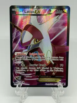 2013 Pokemon B & W Latias EX HP 160 112/116 Plasma Freeze Holo Full Art - Image 1