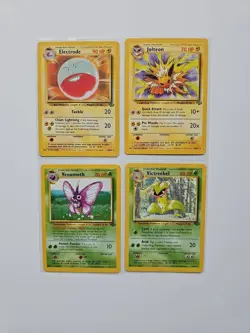 Vintage Pokemon TCG WOTC Jungle Non Holo Rare Lot - Image 1