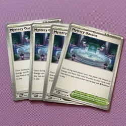 Pokemon TCG Playset - 4x Mystery Garden 122/132 Mega Evolution - NM - Image 1