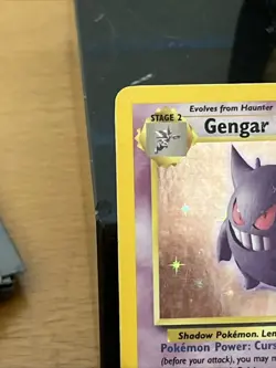 💥 Gengar 5/62 Holo Rare Pokemon 1999 Fossil Unlimited Heavily Played WOTC - Image 5