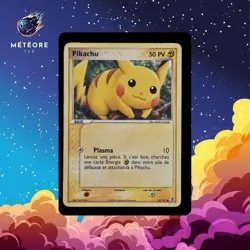 Carte Pokemon : Pikachu 74/112 Ex Rouge Feu Vert Feuille Francaise - Image 1