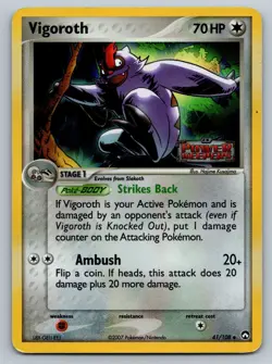 Vigoroth 41/108 EX Power Keepers - Stamped - Holo - 2007 - MP - Pokemon TCG - Image 1