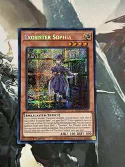 Yugioh Exosister Sophia Prismatic Secret Rare MP23 - Image 1