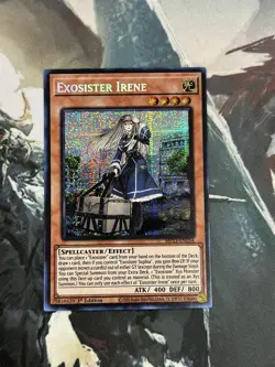 Yugioh Exosister Irene Prismatic Secret Rare MP23 - Image 1