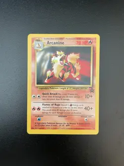 Black Star Promo Arcanine #6 Pokemon Card WOTC Rare 1999 NM - Image 1