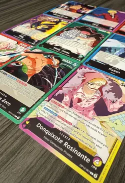 One Piece Card Game Leader Lot of 9 - Image 2