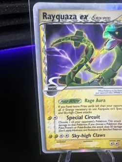 Rayquaza ex 97/101 HP EX Dragon Frontiers English Pokemon Card TCG - Image 2