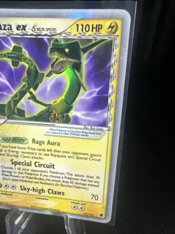 Rayquaza ex 97/101 HP EX Dragon Frontiers English Pokemon Card TCG - Image 3