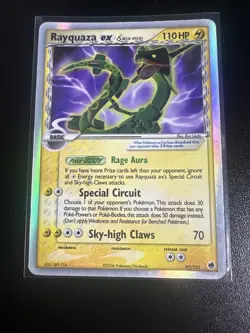 Rayquaza ex 97/101 HP EX Dragon Frontiers English Pokemon Card TCG - Image 5