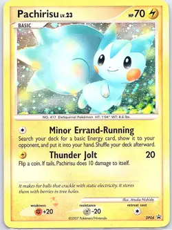 Pachirisu DP04 Holo Diamond and Pearl Promos - Pokemon Card - LP - Image 1