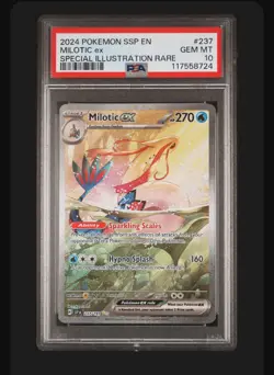 PSA 10 Milotic EX 237/191 SIR Surging Sparks 2024 Pokemon Card GEM MINT - Image 1