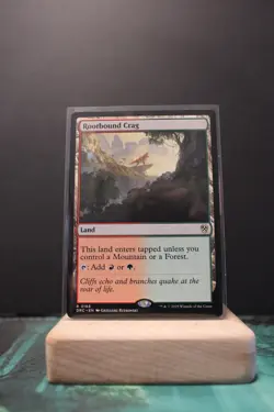 Rootbound Crag Rare Land NM Commander: Aetherdrift MTG Magic Cards | ManaFam - Image 1