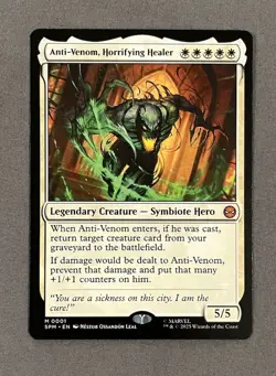 Spider-Man Magic The Gathering Anti-Venom, Horrifying Healer (Regular) M0001 - Image 1