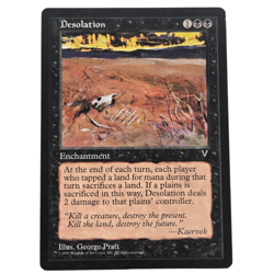 MTG Desolation Visions VIS Uncommon Black Enchantment Magic the Gathering - Image 1
