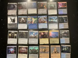 Mtg Blue/black Commander Mini Bundle; Command Tower, Frantic Search, Etc - Image 1
