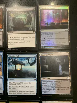 Mtg Blue/black Commander Mini Bundle; Command Tower, Frantic Search, Etc - Image 3