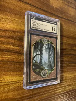 MTG✨SWAMP (Full Art)✨Unglued CGC 10 GEM MINT Land 1998 Mark Zug Art LOW POP ! - Image 3