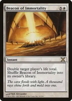 1x Beacon of Immortality - NM - 10th Edition - Asian - OOP MTG - Image 3