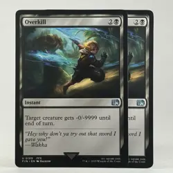 MTG Overkill 2X Final Fantasy FIN 0109 NM Fresh Pack - Image 1