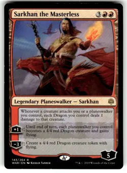 Sarkhan the Masterless War of the Spark Regular MTG NM - Image 1