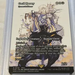 MAGIC THE GATHERING FINAL FANTASY: THROUGH THE AGES 0018 CECIL HARVEY - PSA 9 - Image 2