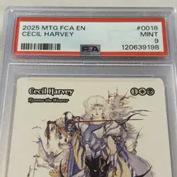 MAGIC THE GATHERING FINAL FANTASY: THROUGH THE AGES 0018 CECIL HARVEY - PSA 9 - Image 3