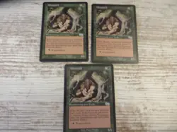 3x Albino Troll - Urza's Saga - EX - German - OOP MTG - Image 1